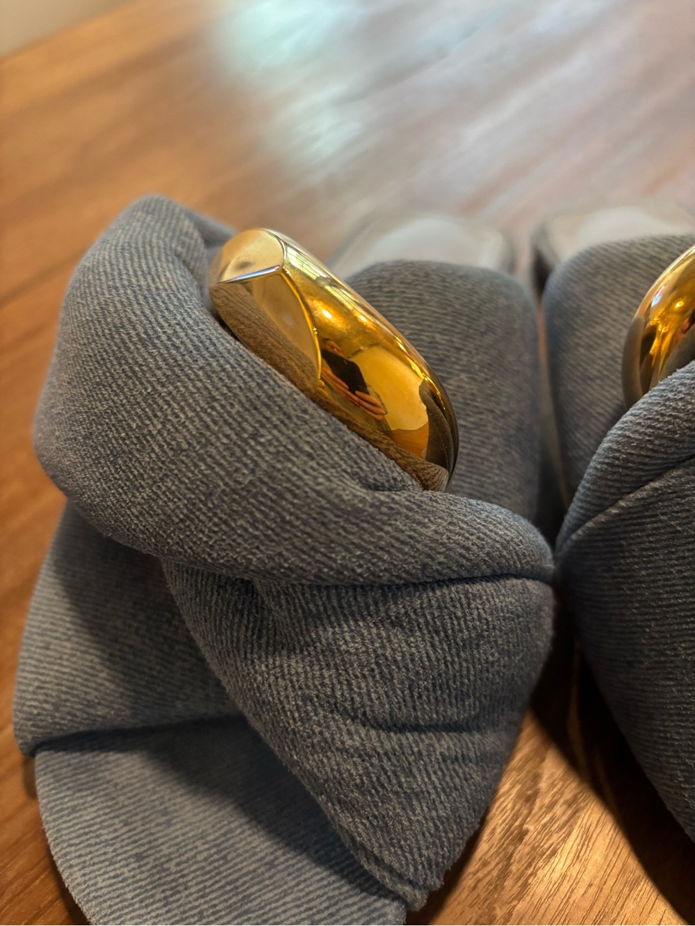 JW Anderson Chain Denim Twist Sandal 37 - Picture 8 of 10